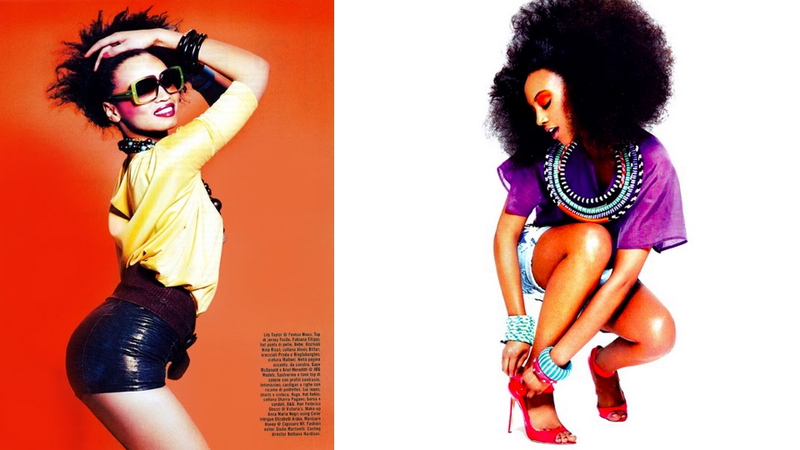 Illustration for article titled Vogue Italia Runs Another All-Black Editorial